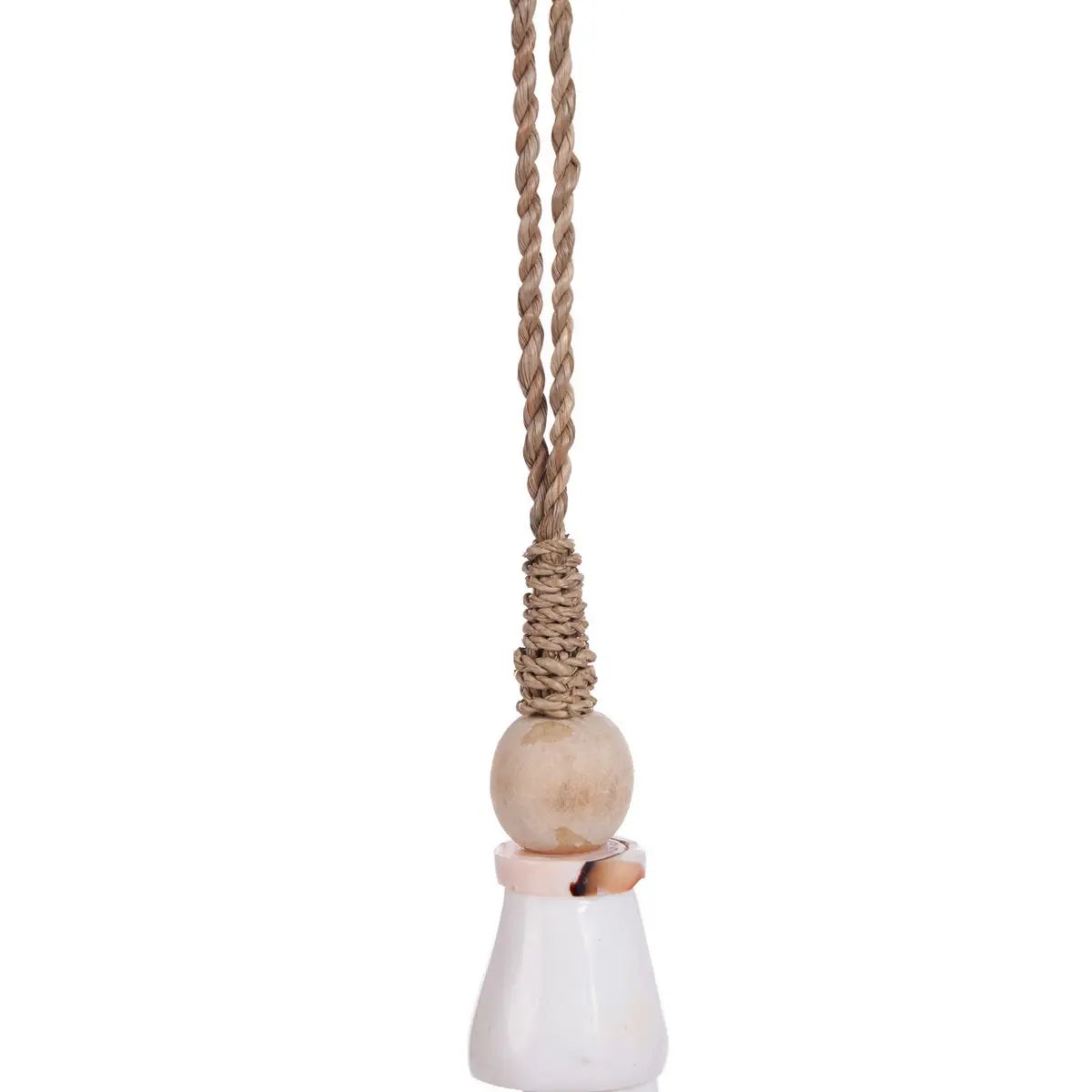 The Cone Shell Tassel - Natural White Bazar Bizar Living