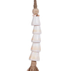 The Cone Shell Tassel - Natural White Bazar Bizar Living