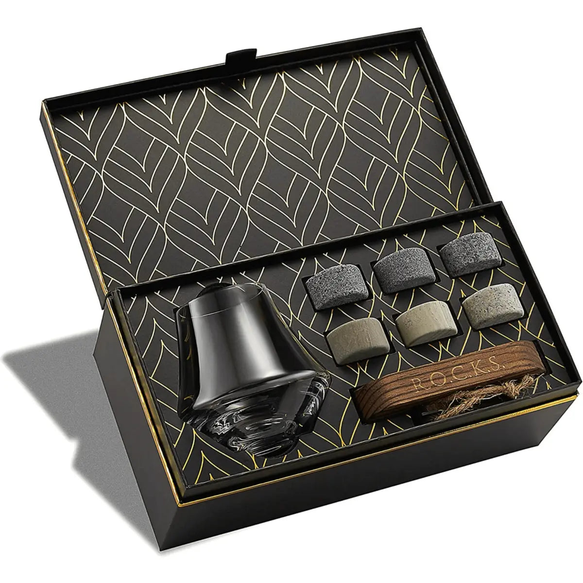 The Connoisseur's Set - Nosing Whiskey Glass Edition ROCKS Whiskey Chilling Stones