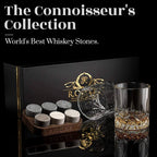 The Connoisseur's Set - Signature Whiskey Glass Edition ROCKS Whiskey Chilling Stones