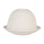Thé-Light Portez Ø Houses en porcelaine blanche de 12x8 cm Clayre & Eef.