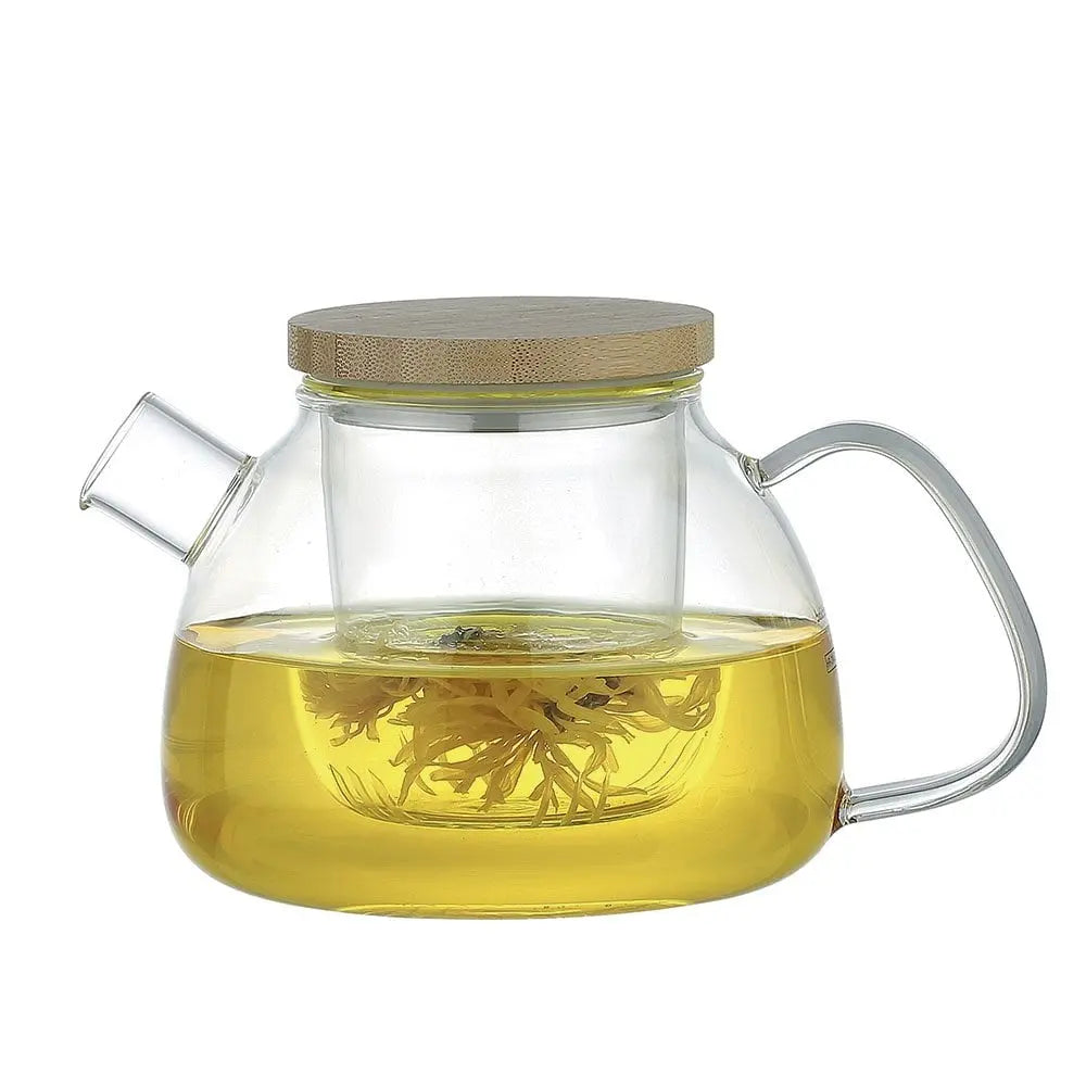 Théière 1l avec couvercle en bois AULICA