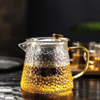 Théière Électrique Motif Martelé – Pot Infusion Thé Filtre Réchaud Céramique Dropshipman