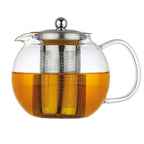 Theiere boule 1l filtre et couvercle inox AULICA