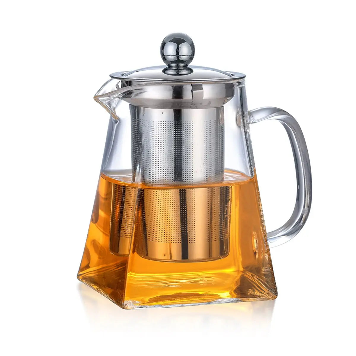 Théière carrée avec filtre inox 650ml AULICA