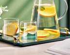 Théière fruits frais en verre  – Bouilloire refroidissement transparent ambre gris Dropshipman