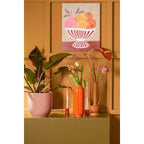 Vase Boaz Orange Mica Decorations