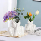 Vase Céramique Scandinave Moderne – Décoration Arrangement Floral Dropshipman
