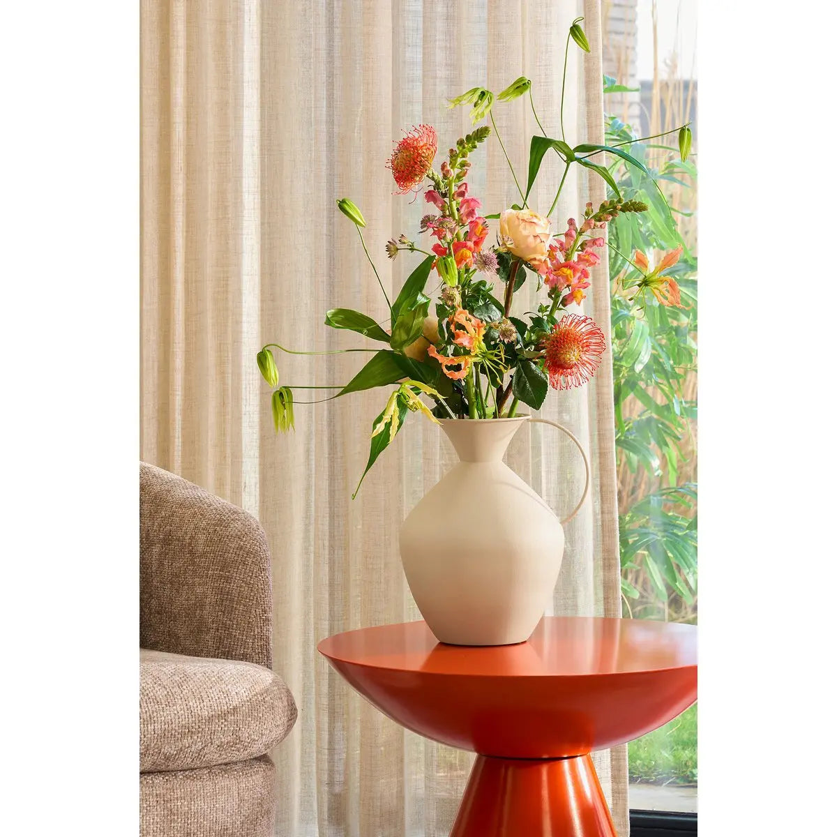 Vase Gyge Blanc cassé Mica Decorations