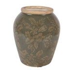 Vase Ø 13x15 cm Céramique Verte Clayre & Eef.