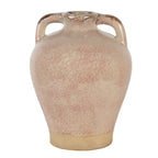 Vase Ø 19x25 cm vase de décoration en céramique beige rose rose Clayre & Eef.