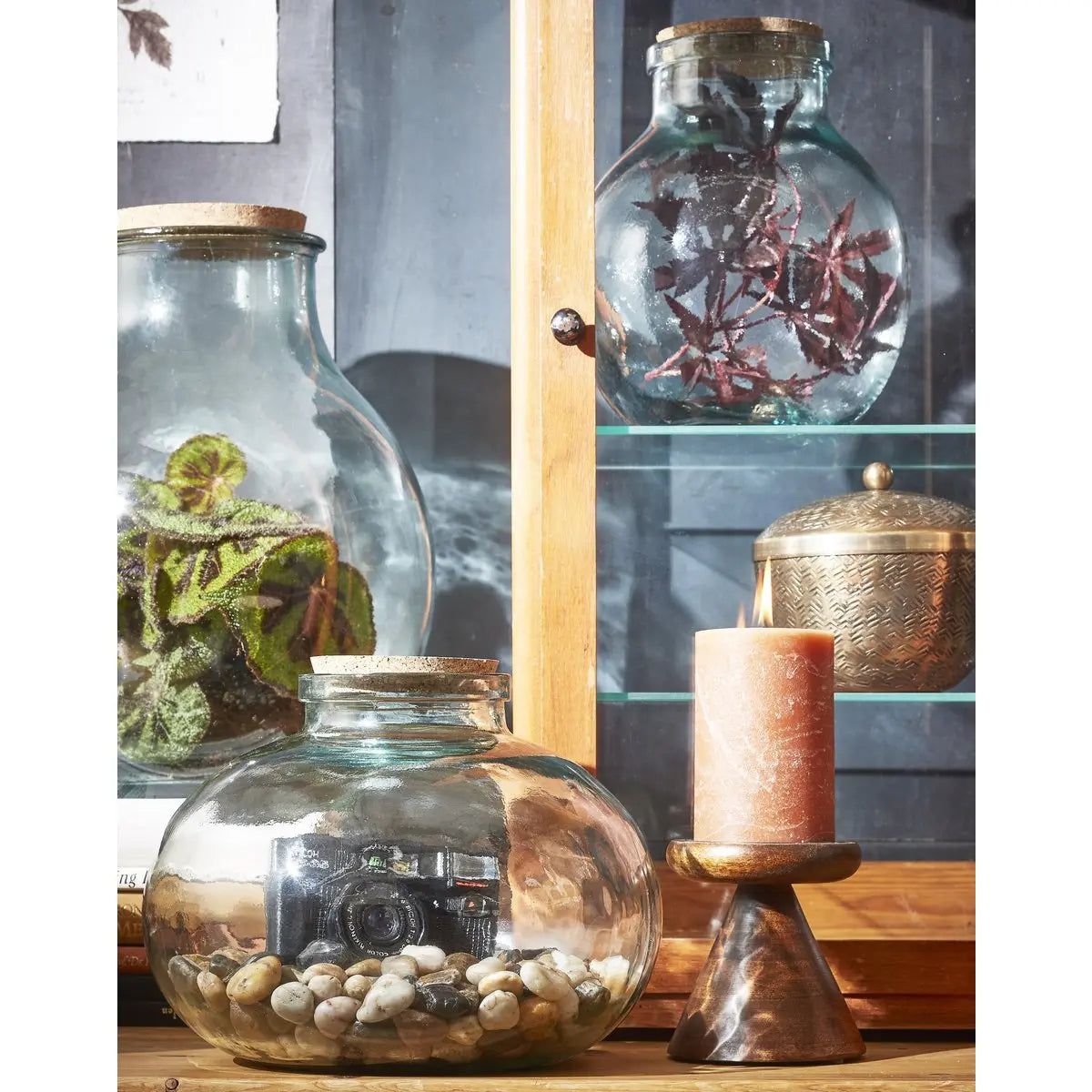 Vase Olly Transparent Mica Decorations