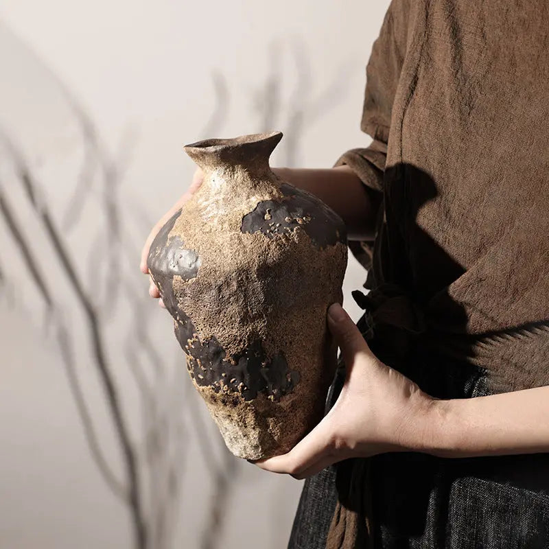 Vase céramique Zen antique haut gamme  – Vase silencieux UFO Dropshipman