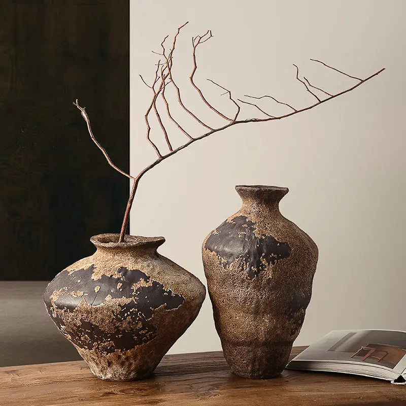 Vase céramique Zen antique haut gamme  – Vase silencieux UFO Dropshipman