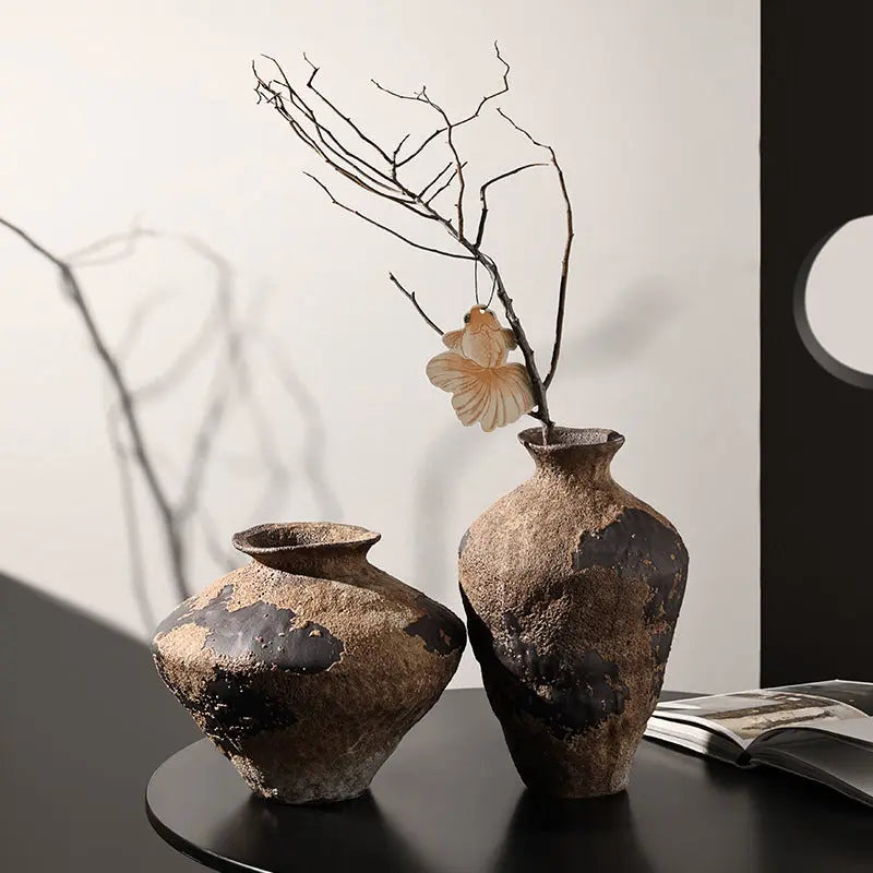 Vase céramique Zen antique haut gamme  – Vase silencieux UFO Dropshipman