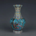 Vase céramique antique porcelaine chinoise arrangement floral – Décoration artisanale traditionnelle Dropshipman