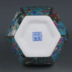 Vase céramique antique porcelaine chinoise arrangement floral – Décoration artisanale traditionnelle Dropshipman