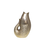 Vase poisson doré 20x12.5x32.5cm AULICA