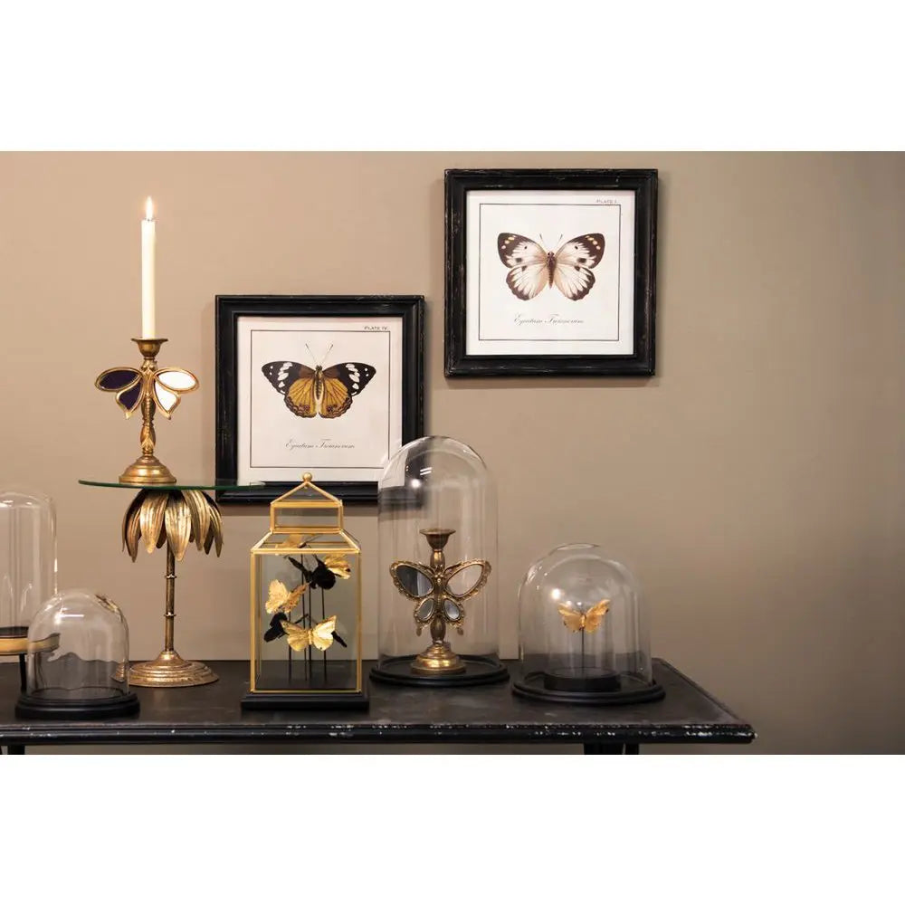 Verbe Ø 23x22 cm Brown Glass Glass Bell en verre Clayre & Eef.