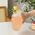 Verre Cocktail en forme d’ananas  – Design artistique soufflé main Dropshipman