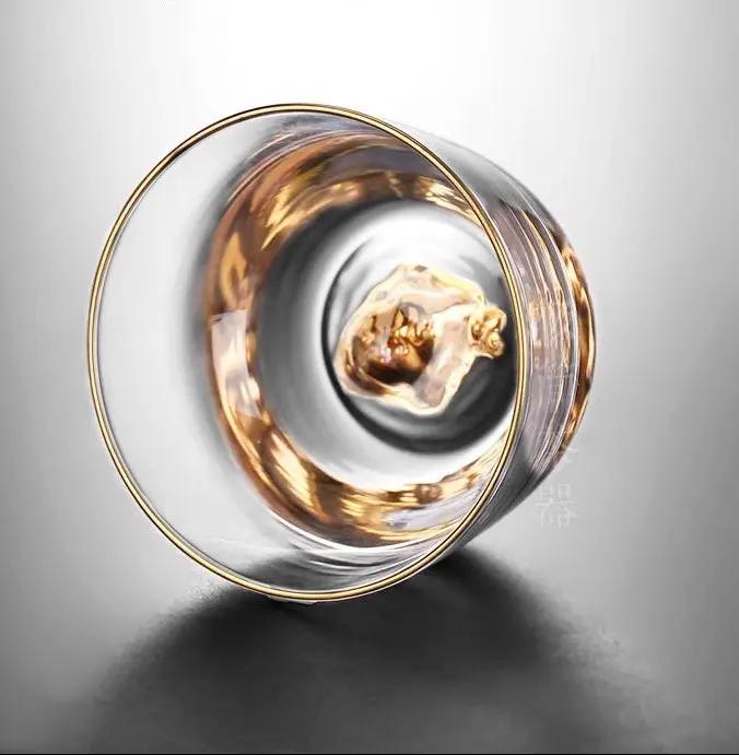 Verre Thé Épais Premium – Style Tibétaine Dorée Dropshipman