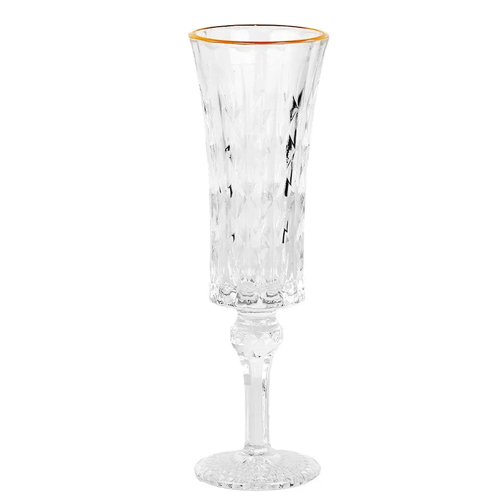 Verre à champagne 100 ml Verre Transparent Clayre & Eef.