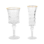 Verre à champagne 100 ml Verre Transparent Clayre & Eef.