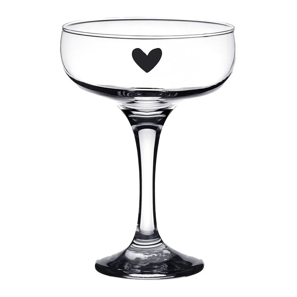 Verre à champagne 150 ml Verre Coeur Verre à vin Clayre & Eef.