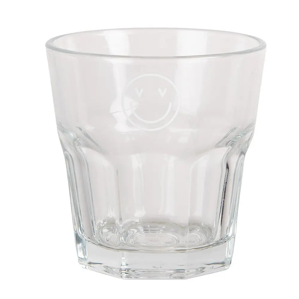 Verre à eau 200 ml Verre Transparent smile Gobelet Clayre & Eef.
