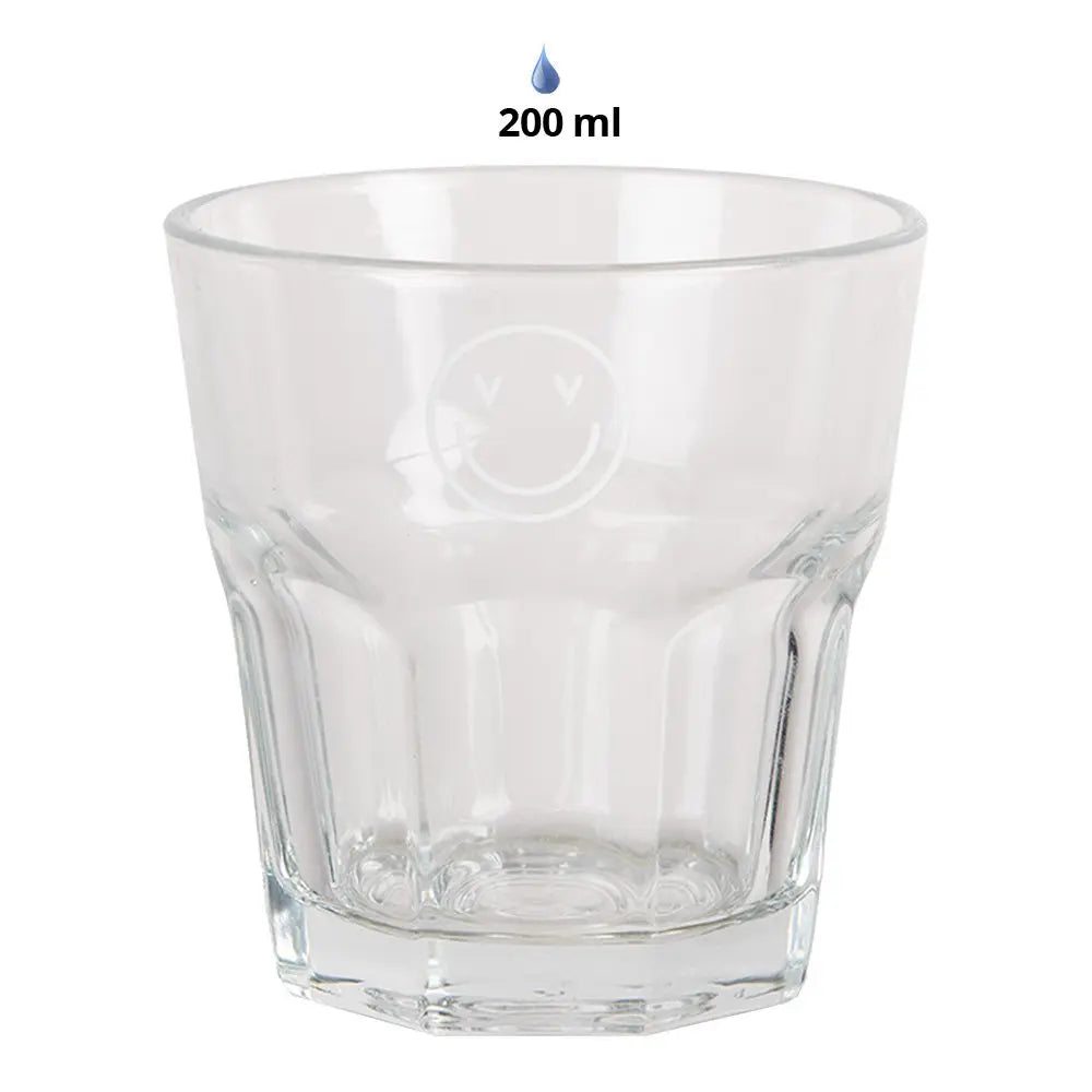 Verre à eau 200 ml Verre Transparent smile Gobelet Clayre & Eef.