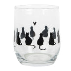 Verre à eau 300 ml en verre transparent pour chat. Clayre & Eef.