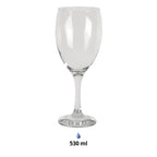 Verre à vin Ø 9x23 cm / 530 ml Clayre & Eef.