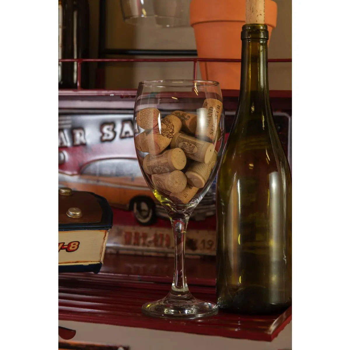 Verre à vin Ø 9x23 cm / 530 ml Clayre & Eef.