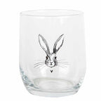 Verre d'eau 300 ml de lapin en verre transparent tasse d'alcool Clayre & Eef.