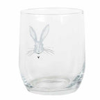 Verre d'eau 300 ml de lapin en verre transparent tasse d'alcool Clayre & Eef.
