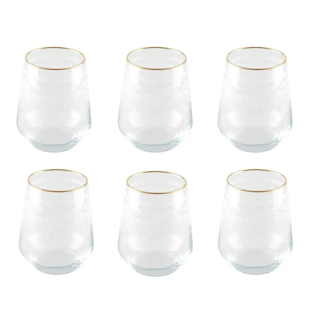 Verres à eau arabesque - lot de 6 AULICA