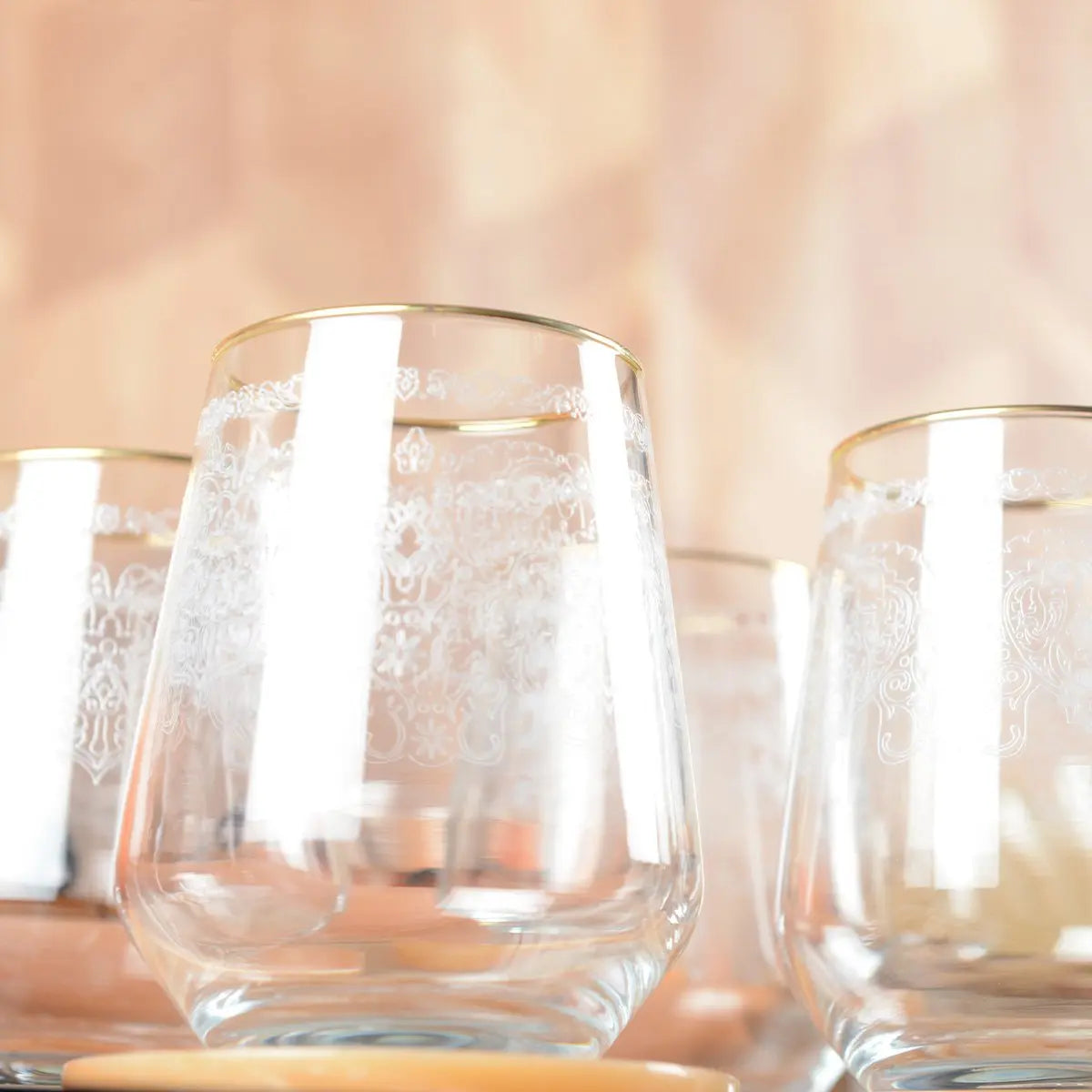 Verres à eau arabesque - lot de 6 AULICA