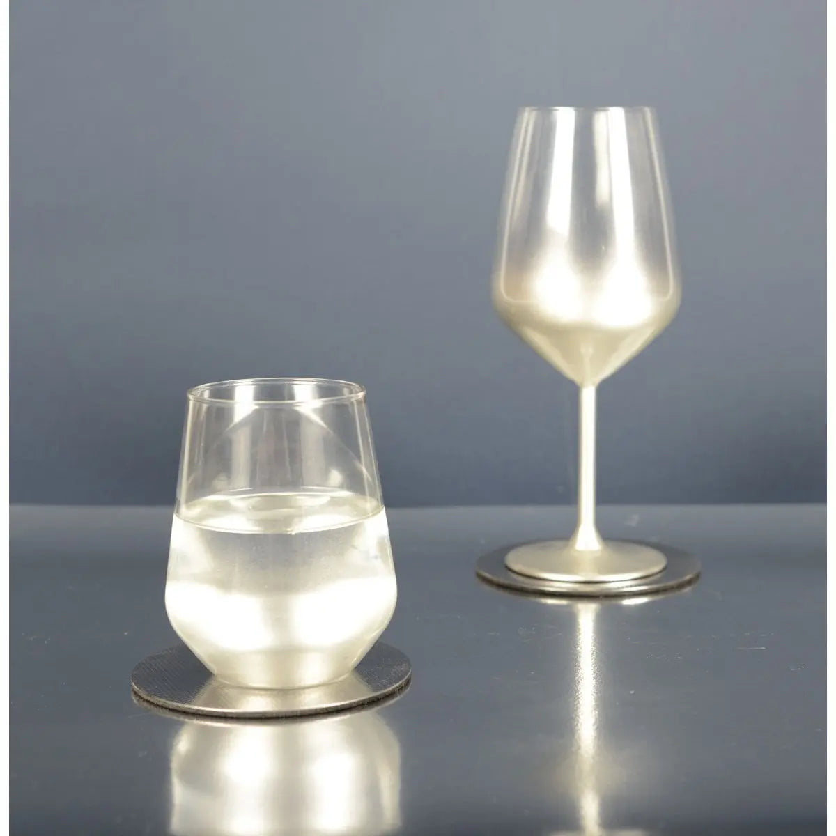 Verres à eau argent glow - lot de 6 AULICA
