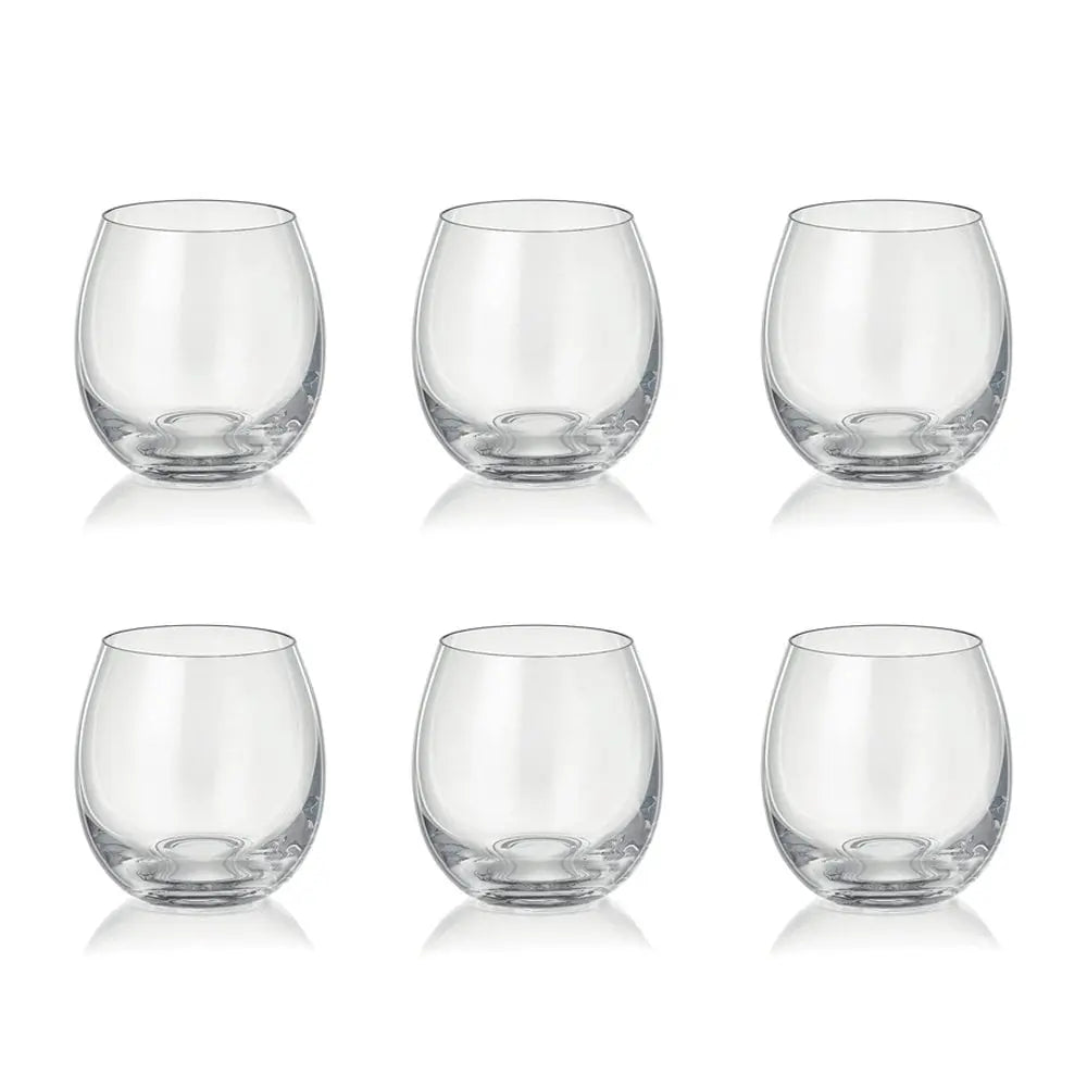 Verres à eau bas 380ml peony - lot de 6 AULICA