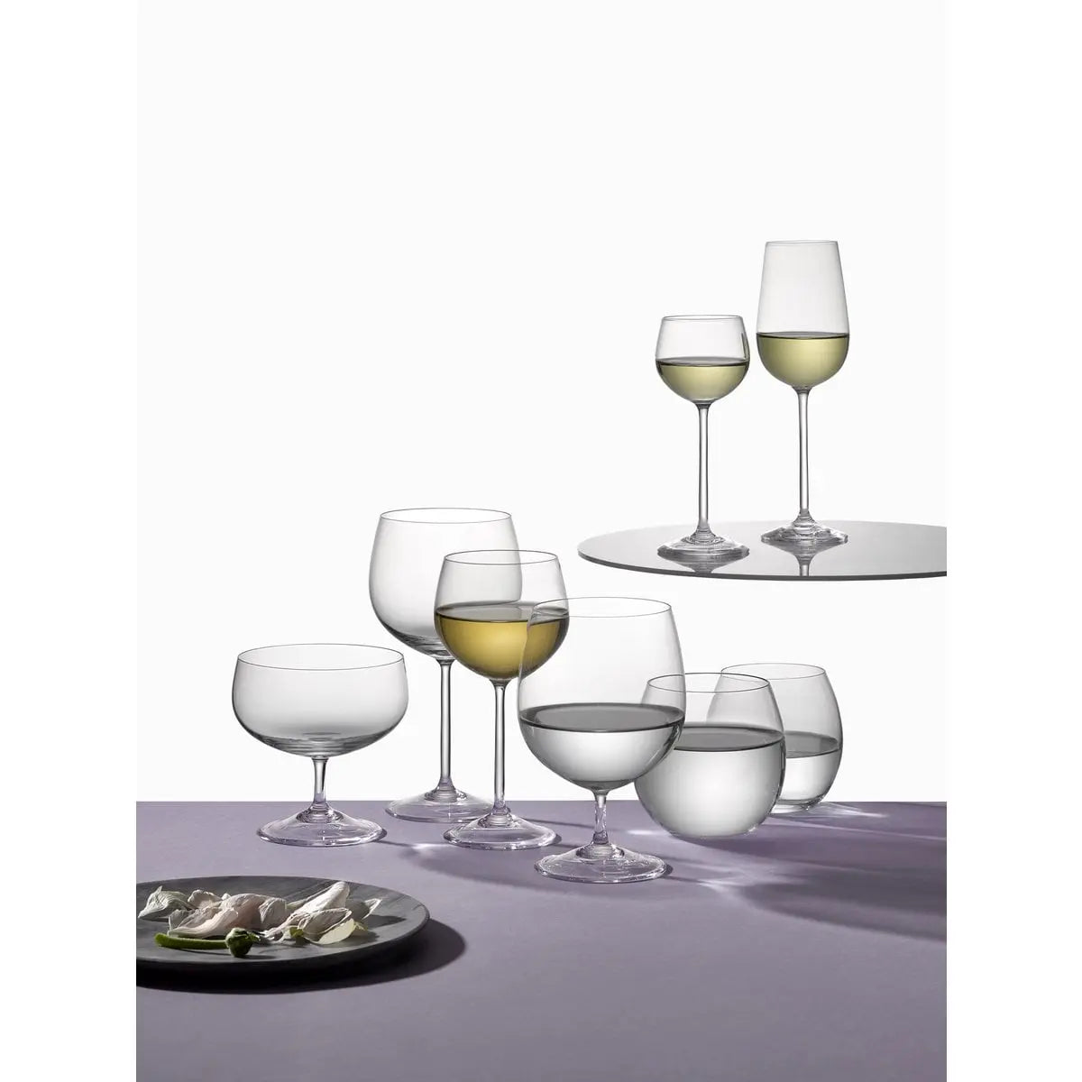 Verres à eau bas 380ml peony - lot de 6 AULICA