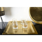 Verres à eau main de fatma et œil doré - lot de 4 AULICA