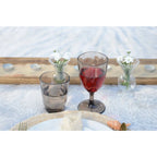 Verres à eau marron en acrylique - lot de 6 AULICA