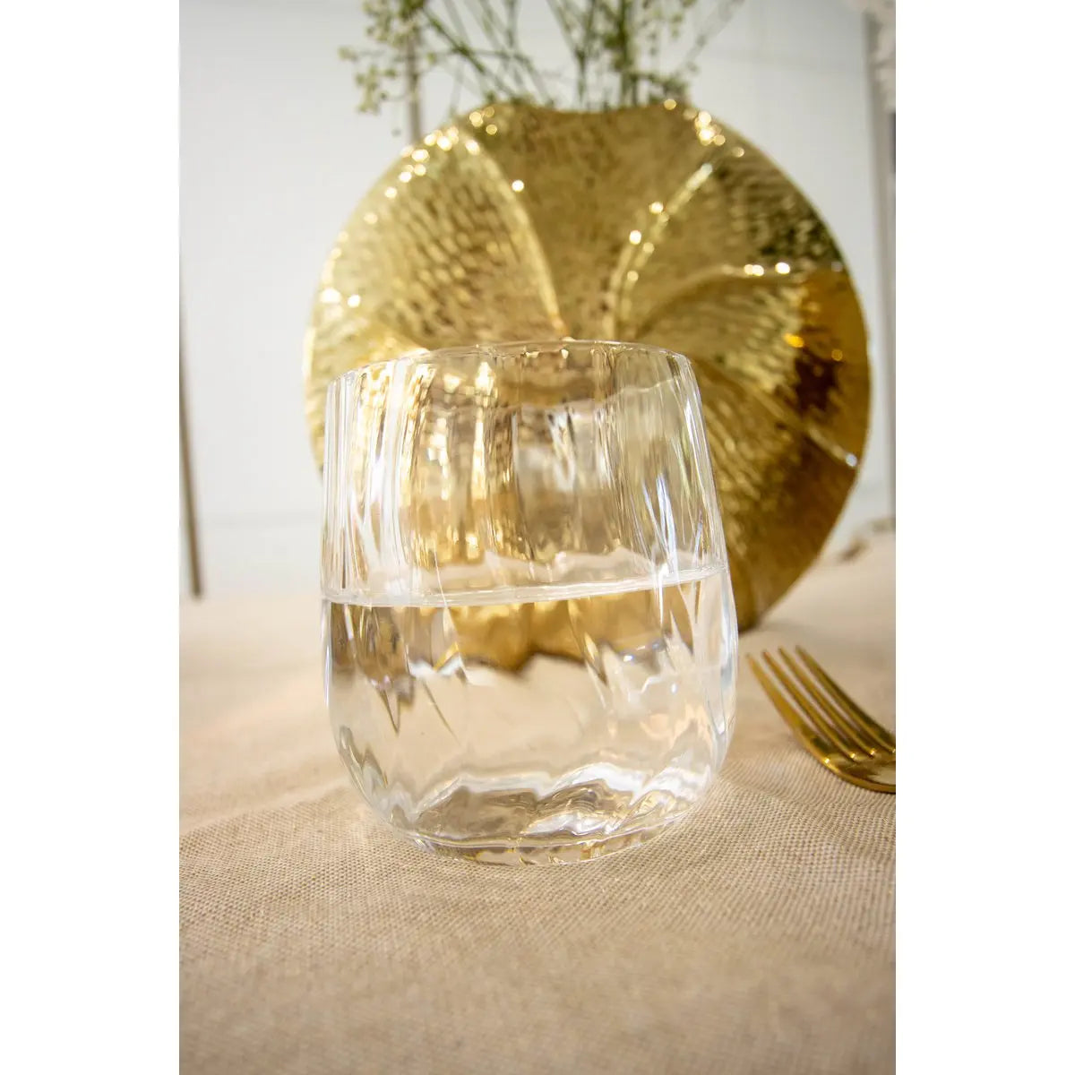 Verres à eau vagues - lot de 6 AULICA