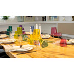 Verres à vin 400ml 6 couleurs - lot de 6 AULICA