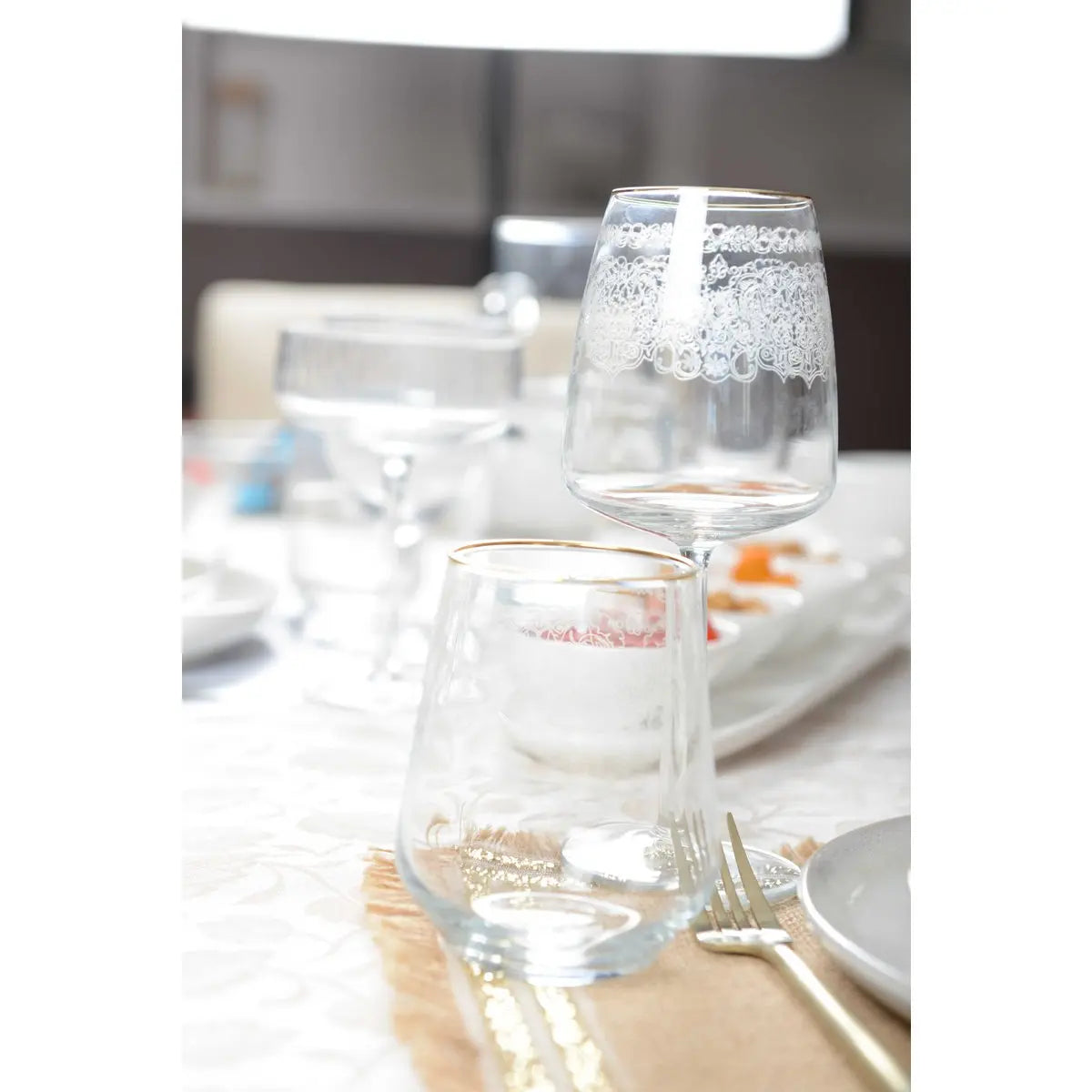 Verres à vin arabesque - lot de 6 AULICA