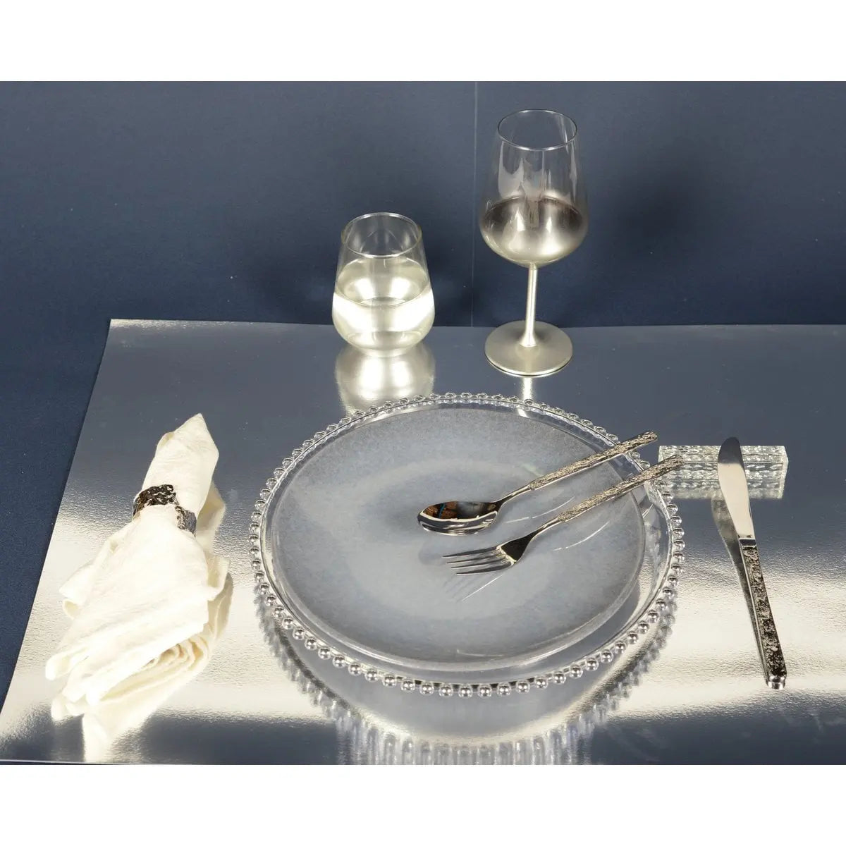 Verres à vin argent glow - lot de 6 AULICA