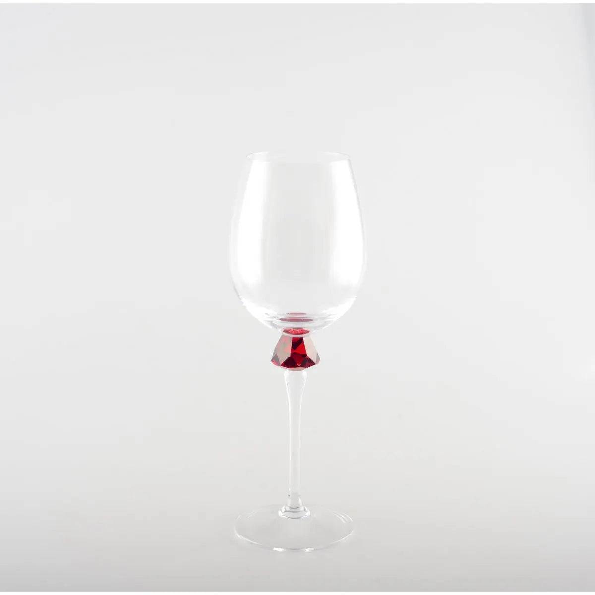 Verres à vin avec pied en diamant 4 couleurs - lot de 4 AULICA