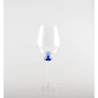 Verres à vin avec pied en diamant 4 couleurs - lot de 4 AULICA