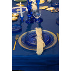 Verres à vin avec pied en diamant bleu - lot de 4 AULICA