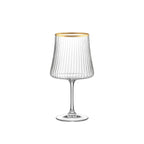 Verres à vin bord doré 360ml - lot de 6 AULICA